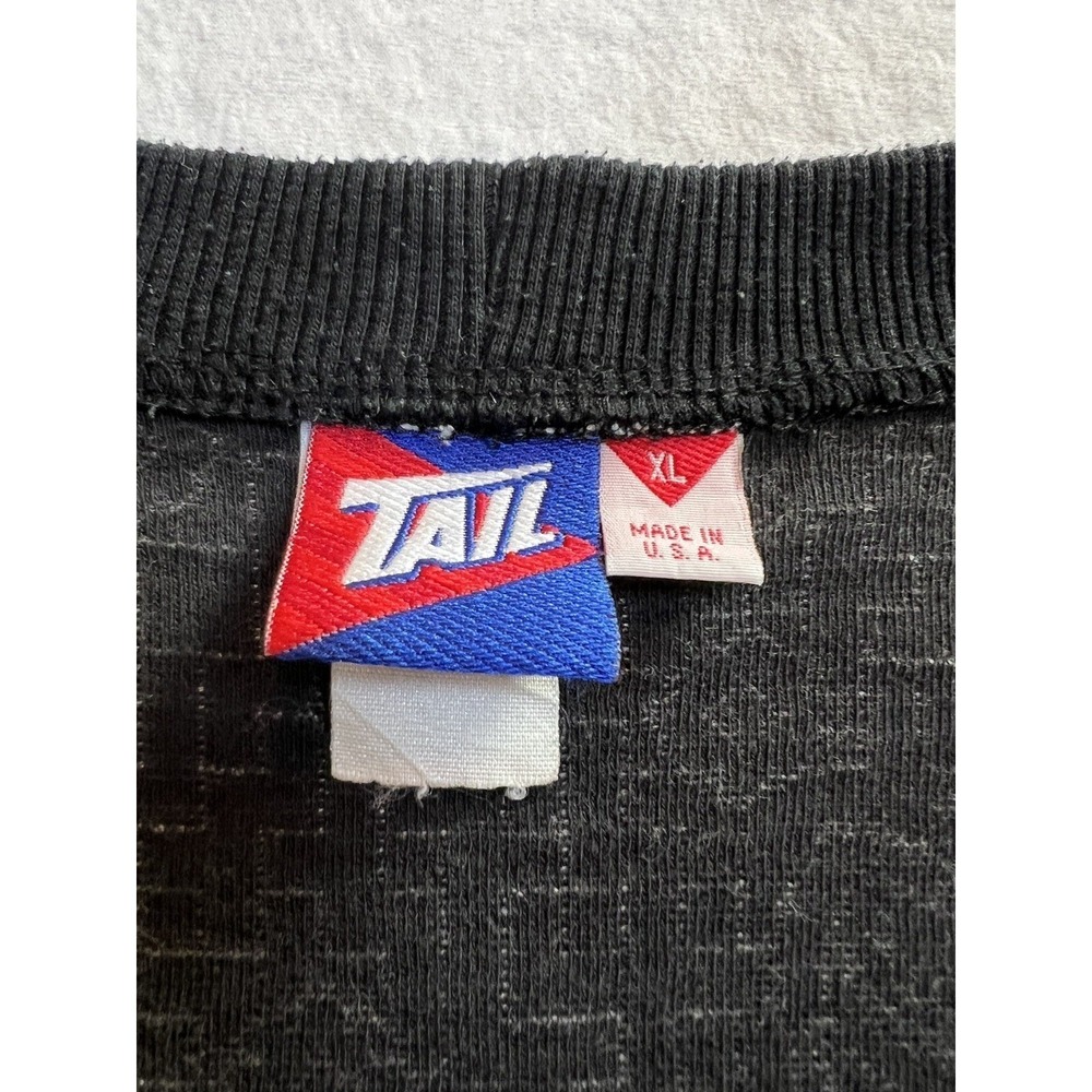 90s Golf Cardigan Made In USA Grandma | White Black‎ | Size XL - Picture 8 of 16